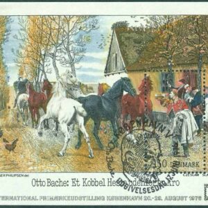 Danmark – F  654 (BL 3) Hafnia 76. Miniatyrark III kpl stpl