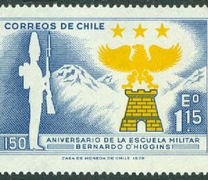 Chile – M  776 Chilenska militärskolan ”Bernardo O’Higgins” 150 år, 1 kpl **