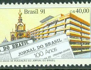 Brasilien – M 2410 Tidningen  „Jornal do Brasil“ 100 år, 1 kpl **