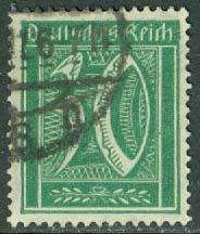 Deutsches Reich – M  162 Siffertyp, 30 Pf stpl