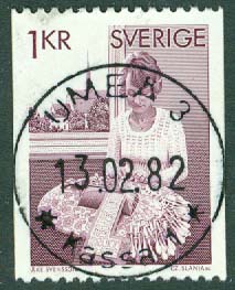 F  955A Knypplerska. Prakt UMEÅ 3  13.02.82  (AC/Vb)