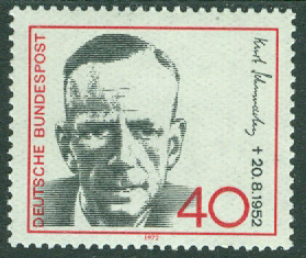 Tyskland – M  738 Kurt Schumacher (1895-1952), socialdemokratisk politiker, 1 kpl **