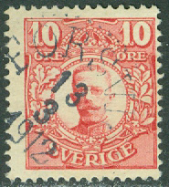 F   82 Medaljong 10 öre. FORSVIK 13.3 1912  (R/Vg)