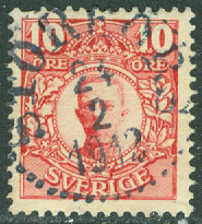 F   82 Medaljong 10 öre. STORFORS 24.2 1912  (S/Vär)