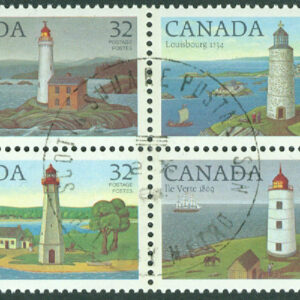 Kanada – M  927-930 Fyrar, 4-block kpl stpl