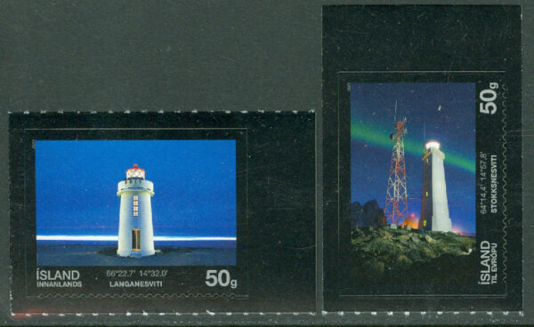 Island - F 1325-1326 Fyrar, 2 kpl **
