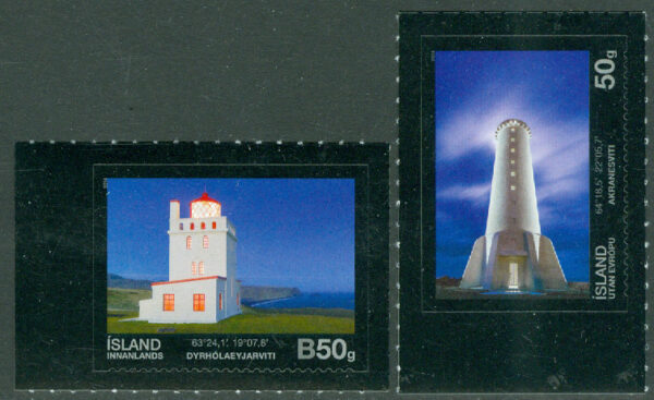 Island - F 1457-1458 Fyrar, 2 kpl **