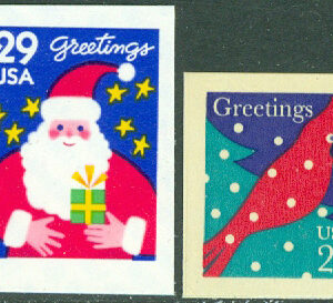 USA – M 2528-2529 Julfrimärken 1994, 2 kpl **