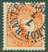 F   86 Medaljong 25 öre. FALKÖP.RANTEN 7.7.1918 (R/Vg)