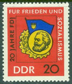 DDR – M 1167 Fria tyska ungdomen 20 år, 1 kpl **