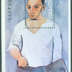 Albanien – M 2766 (BL 126) Målningen ”Självportrått” av Pablo Picasso, block **