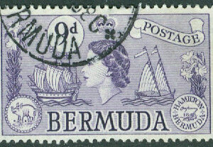 Bermuda – M  140 Elisabeth II, ”Sea Venture” och kustseglare, 9 P stpl
