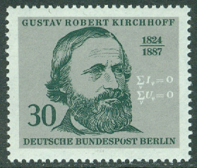 Berlin – M  465 Robert Kirchhoff, fysiker, 1 kpl **