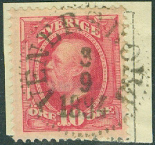 F   54 VENERSBORG 3.9 1894  (P/Vg)