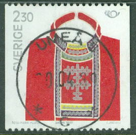 F 1554 Folkdräkter,2.30. UMEÅ 5  20.04.89  (AC/Vb)