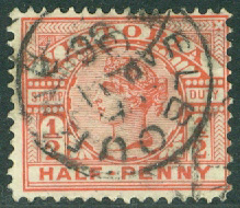 Victoria – M  100a Drottning Victoria, ½ P stpl