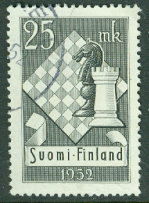Finland – F  416 Schackolympiaden, 1 kpl stpl