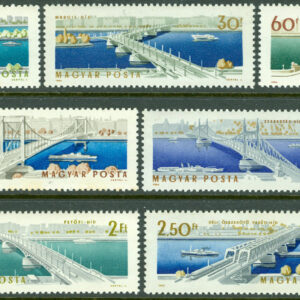 Ungern – M 2071-2077A Invigning av den ombyggda Elisabethbron i Budapest, 7 kpl **