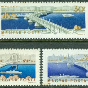 Ungern – M 2071-2075A Invigning av den ombyggda Elisabethbron i Budapest, 5 ol **