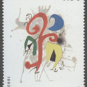 Monaco – M 2152 Lithografi av Joan Miró (1893-1983), 1 kpl **