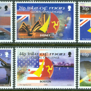 Isle of Man – M  883-888 Jordenruntsegling med ”Isle of Man”, 6 kpl **