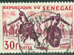 Senegal – M  248 Sport, dans. 30 Fr stpl