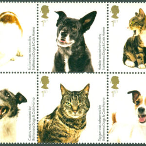England – M 2900-2909 Hundar och katter, ”Battersea Dogs & Cats Home“ 150 år, 10-block kpl **