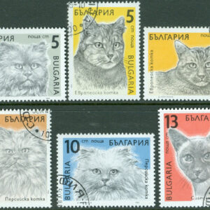 Bulgarien – M 3808-3813 Katter, 6 kpl stpl
