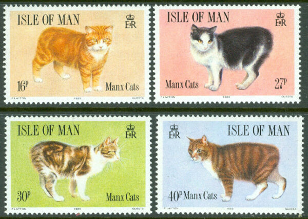 Isle of Man - M  388-391 Manxkatter, 4 kpl **