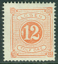 Sverige – F L  5 Lösen t. 14, 12 öre *
