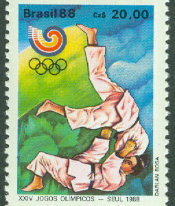 Brasilien – M 2258 OS i Seoul 1988. Judo, 1 kpl **