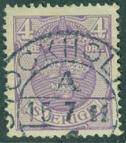 F   70 Lilla riksvapnet vm krona, STOCKHOLM 15.7.11  (A/U)
