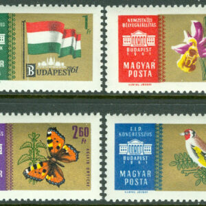 Ungern – M 1783-1786A Int. frimärksutställning ”Budapest 1961”, 4 kpl **