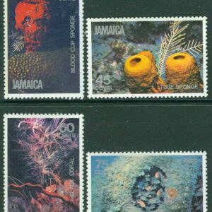 Jamaica – M  496-499 Livet i havet, 4 kpl **/*