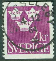 F  308 Tre kronor 2 kr. STORSELEBY 4.12.64  (AC/L)