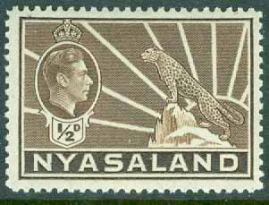 Nyasaland – M   36 Leopard,  P *