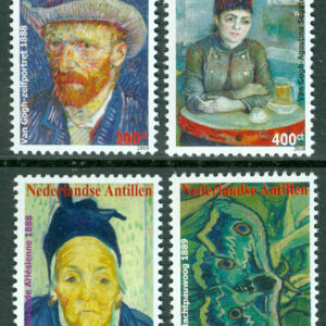 Nederländska Antillerna – M 1838-1841 Konst av V. van Gogh, nederländsk konstnär, 4 kpl **