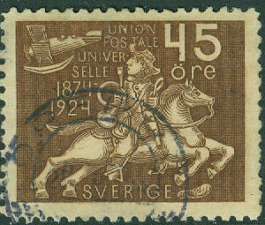 F  204 Världspostkongressen 45 öre stpl