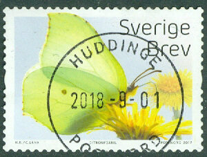 F 3172 Fjärilar. HUDDINGE 2018-9-01  (B/Söd)