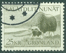 Grönland – F   74 Myskoxe, 1 kpl stpl