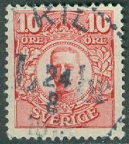 F   62 Medaljong 10 öre. KIL Lbr 24.8 1917  (S/Vär)