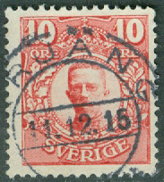 F   62 Medaljong 10 öre. ÅRJÄNG 11.12.15  (S/Vär)