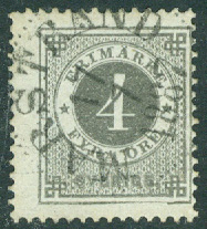 F   42 Ringtyp ph 4 öre. MARSTRAND 17.7 1887  (O/Bo)