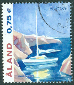 Åland – F  235 Europa 2004 – Fritid, 1 kpl stpl
