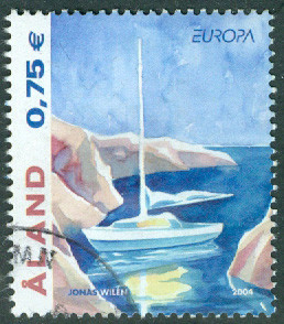 Åland – F  235 Europa 2004 – Fritid, 1 kpl stpl