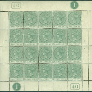 St. Christopher – M    5 Drottning Victoria,  ½ P helark **