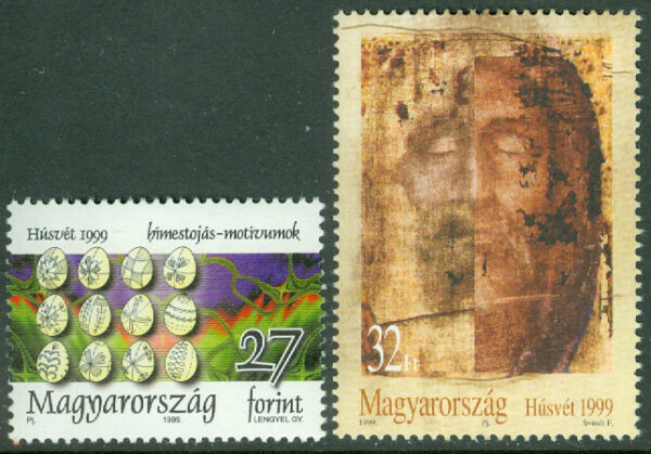 Ungern - M 4526-4527 Påsk 1999, 2 kpl ''/'
