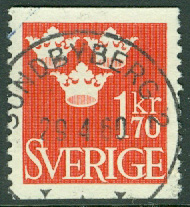 F  304 Tre kronor 1.70 kr. Prakt SUNDBYBERG 2  29.4.60  (B/U)