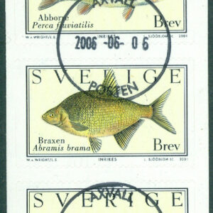 F 2260-2262 HBL Fiskar. Kpl stpl AXVALL 2006-06-06  (R/Vg)