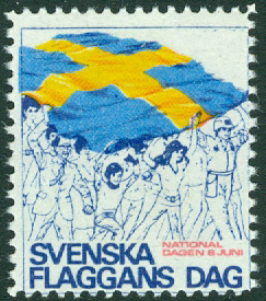 Sverige – Brevmärke – Svenska Flaggans Dag 1971 **